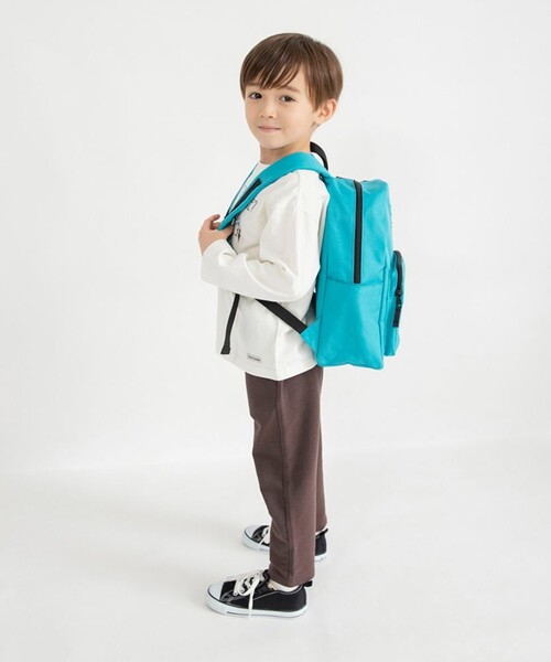 BRANSHES（ブランシェス）の「なかよしリュック（バックパック/リュック・キッズ・グレー/ネイビー/オレンジ/ブラック/アイボリー/カラフル/その他2/ラベンダー/その他1/ターコイズブルー・M）」の13枚目の写真