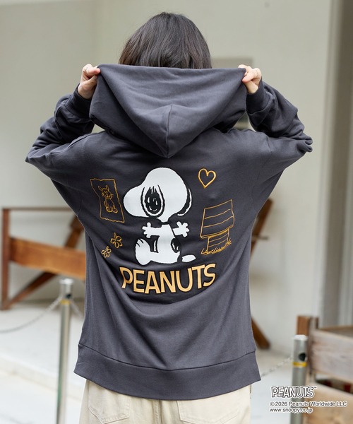 セール】【PEANUTS / SNOOPY】別注 ピーナッツ スヌーピー 刺繍