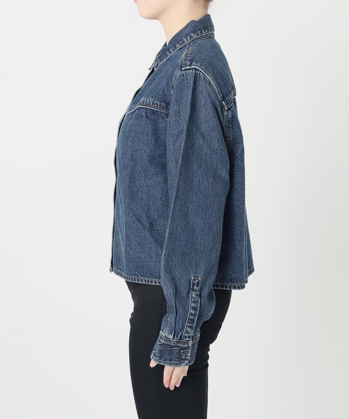 JOURNAL STANDARD(ジャーナルスタンダード)の「別注【LEVI’S(R)/リーバイス(R)】 for JS LOGAN SHACKET(デニムジャケット・レディース・ライトブルー・X-LARGE/MEDIUM)」の20枚目の写真