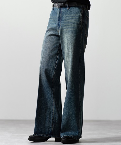 【CLEL】ヴィンテージデザイン CLEL（クレイル）の「【CLEL】Vintage Design Flare Denim Pants