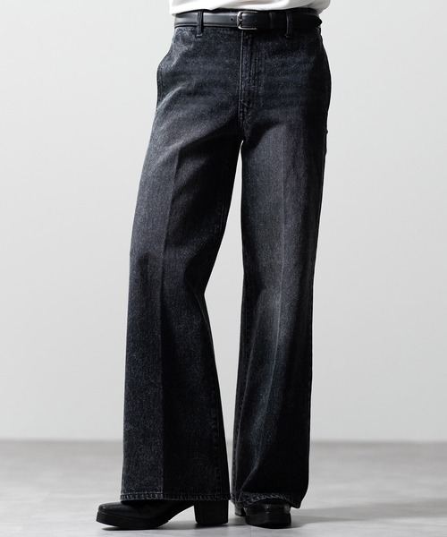 【CLEL】Vintage Design Semi-wide Flare Denim Pants / ヴィンテージデザイン セミワイドフレアデニムパンツ（デニムパンツ）｜CLEL（クレイル）