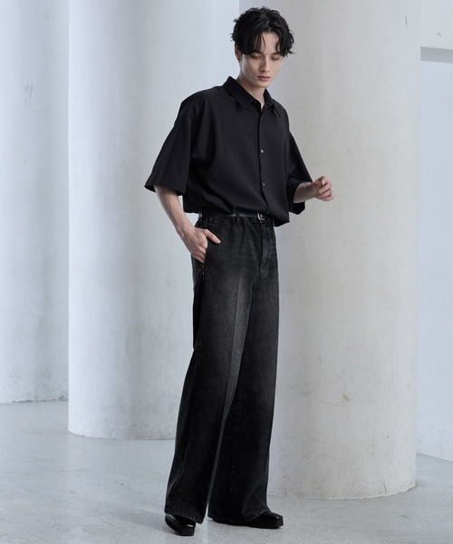 【CLEL】Vintage Design Semi-wide Flare Denim Pants / ヴィンテージデザイン セミワイドフレアデニムパンツ(デニムパンツ)|CLEL(クレイル)