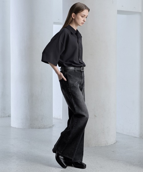 【CLEL】Vintage Design Semi-wide Flare Denim Pants / ヴィンテージデザイン セミワイドフレアデニムパンツ(デニムパンツ)|CLEL(クレイル)