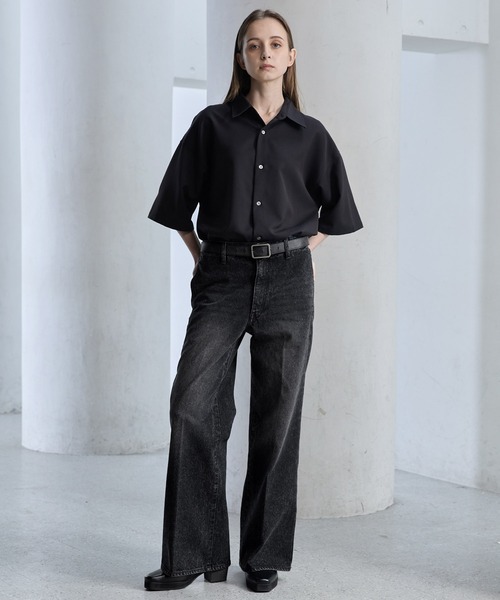 【CLEL】Vintage Design Semi-wide Flare Denim Pants / ヴィンテージデザイン セミワイドフレアデニムパンツ(デニムパンツ)|CLEL(クレイル)