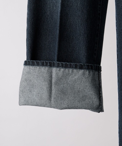 【CLEL】Vintage Design Semi-wide Flare Denim Pants / ヴィンテージデザイン セミワイドフレアデニムパンツ(デニムパンツ)|CLEL(クレイル)