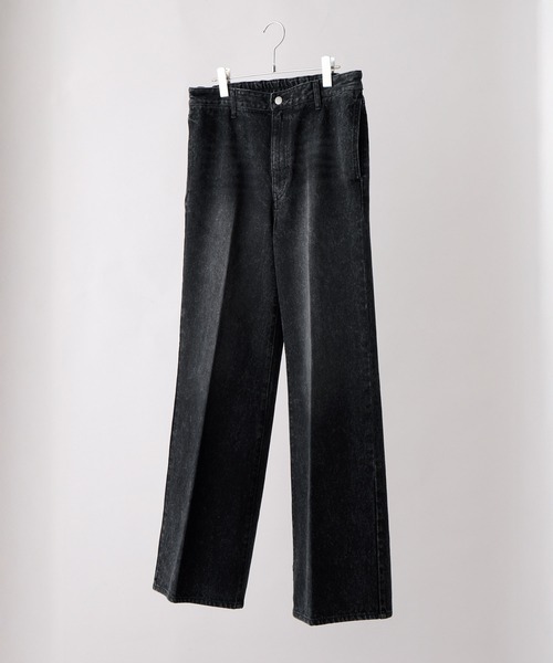 【CLEL】Vintage Design Semi-wide Flare Denim Pants / ヴィンテージデザイン セミワイドフレアデニムパンツ(デニムパンツ)|CLEL(クレイル)