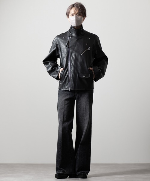 【CLEL】Vintage Design Semi-wide Flare Denim Pants / ヴィンテージデザイン セミワイドフレアデニムパンツ(デニムパンツ)|CLEL(クレイル)