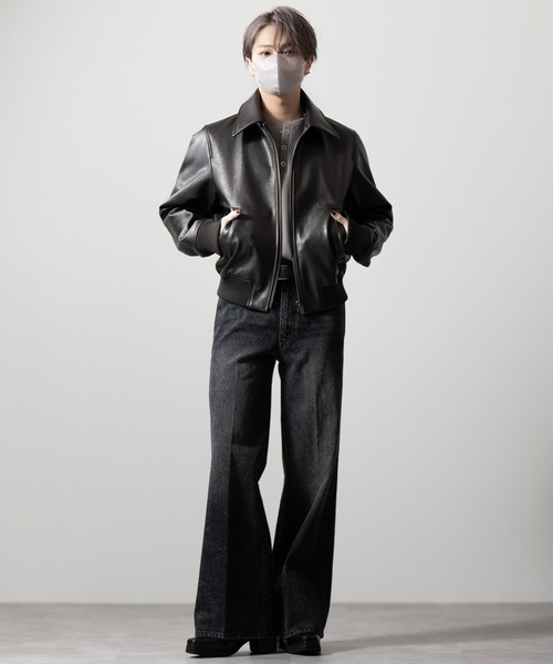 【CLEL】Vintage Design Semi-wide Flare Denim Pants / ヴィンテージデザイン セミワイドフレアデニムパンツ(デニムパンツ)|CLEL(クレイル)