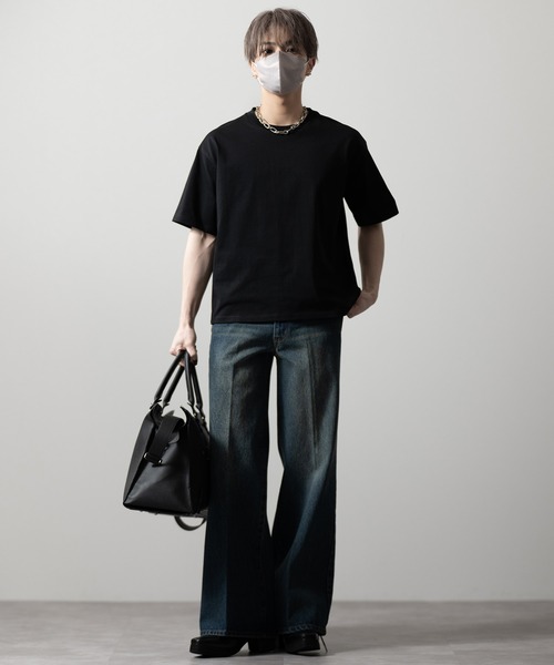 【CLEL】Vintage Design Semi-wide Flare Denim Pants / ヴィンテージデザイン セミワイドフレアデニムパンツ(デニムパンツ)|CLEL(クレイル)