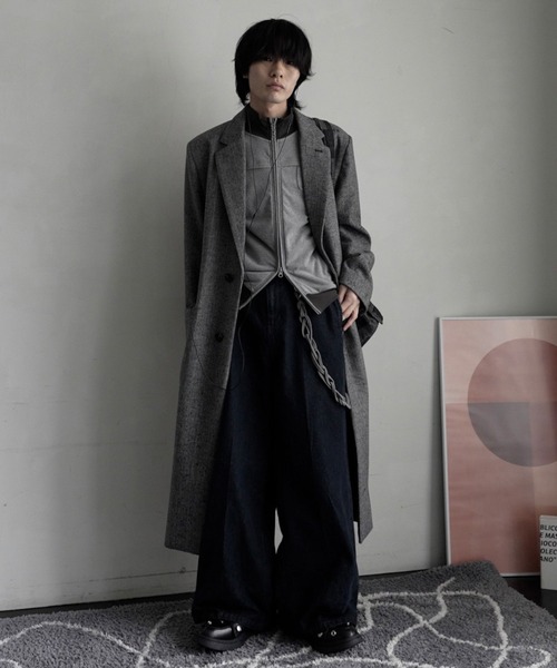 【CLEL】Vintage Design Semi-wide Flare Denim Pants / ヴィンテージデザイン セミワイドフレアデニムパンツ(デニムパンツ)|CLEL(クレイル)