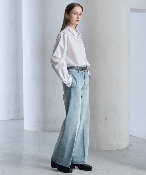 【CLEL】Vintage Design Semi-wide Flare Denim Pants / ヴィンテージデザイン セミワイドフレアデニムパンツ(デニムパンツ)|CLEL(クレイル)