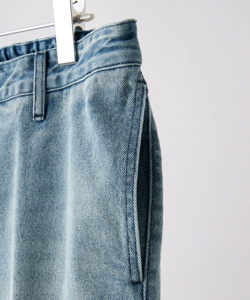 【CLEL】Vintage Design Semi-wide Flare Denim Pants / ヴィンテージデザイン セミワイドフレアデニムパンツ(デニムパンツ)|CLEL(クレイル)