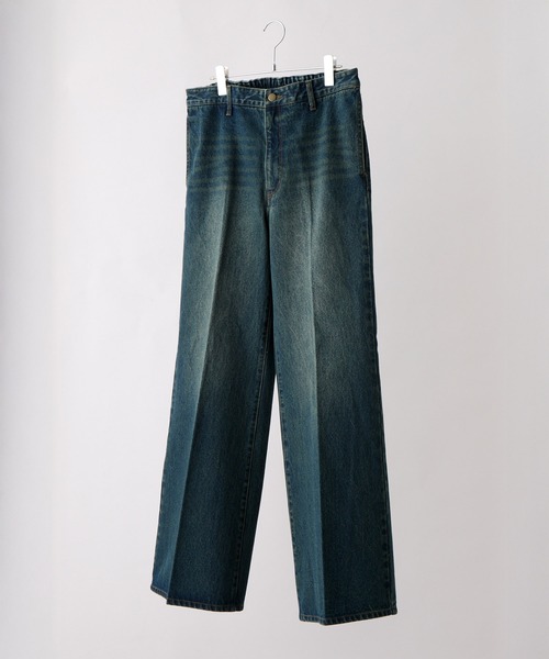【CLEL】Vintage Design Semi-wide Flare Denim Pants / ヴィンテージデザイン セミワイドフレアデニムパンツ(デニムパンツ)|CLEL(クレイル)
