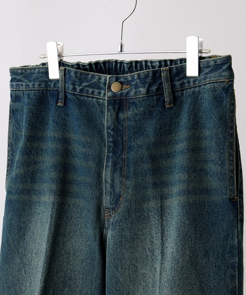 【CLEL】Vintage Design Semi-wide Flare Denim Pants / ヴィンテージデザイン セミワイドフレアデニムパンツ(デニムパンツ)|CLEL(クレイル)