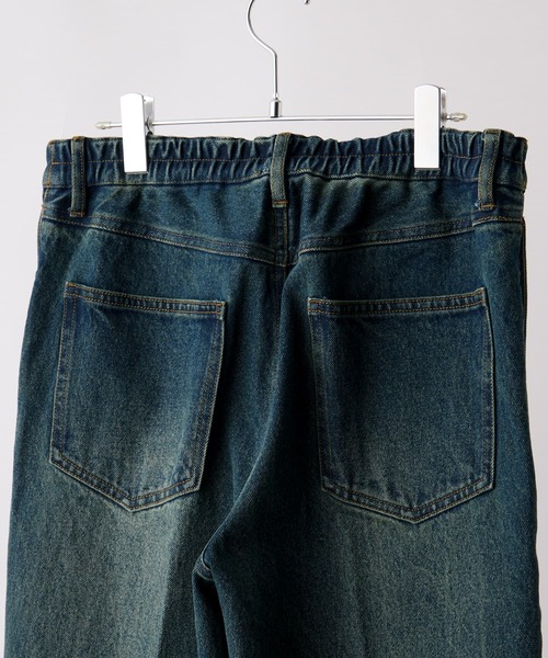【CLEL】Vintage Design Semi-wide Flare Denim Pants / ヴィンテージデザイン セミワイドフレアデニムパンツ(デニムパンツ)|CLEL(クレイル)