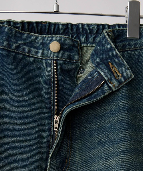 【CLEL】Vintage Design Semi-wide Flare Denim Pants / ヴィンテージデザイン セミワイドフレアデニムパンツ(デニムパンツ)|CLEL(クレイル)