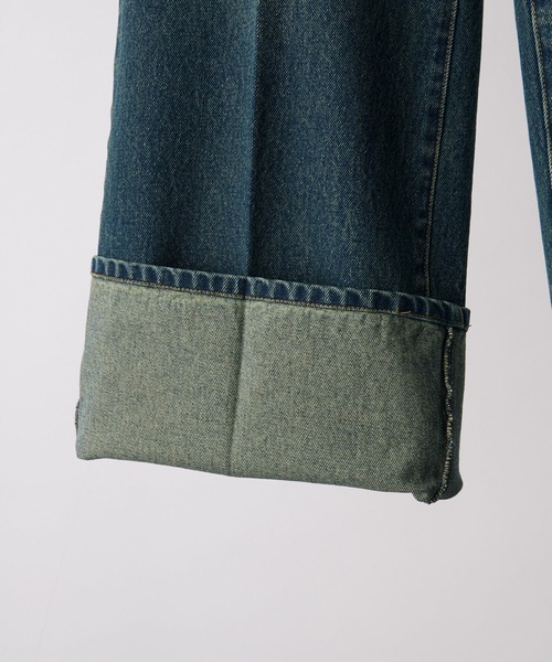 【CLEL】Vintage Design Semi-wide Flare Denim Pants / ヴィンテージデザイン セミワイドフレアデニムパンツ(デニムパンツ)|CLEL(クレイル)