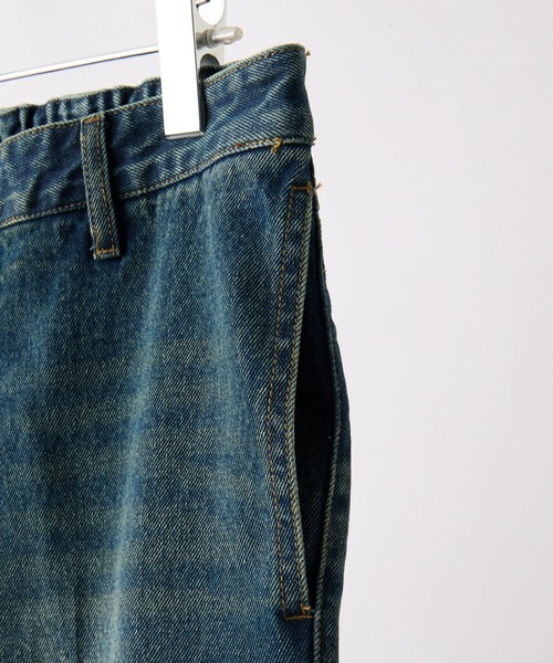 【CLEL】Vintage Design Semi-wide Flare Denim Pants / ヴィンテージデザイン セミワイドフレアデニムパンツ(デニムパンツ)|CLEL(クレイル)