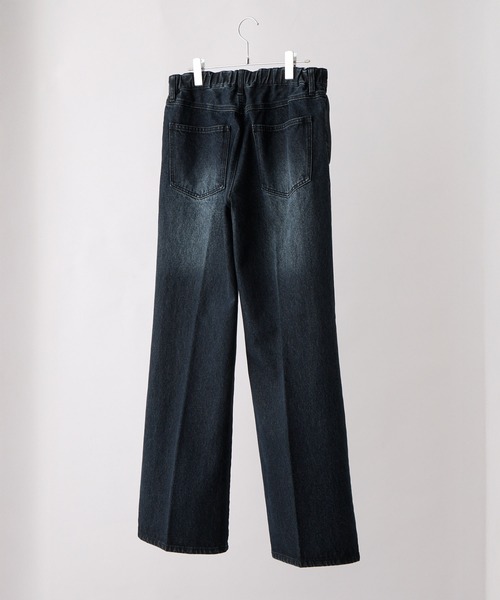 【CLEL】Vintage Design Semi-wide Flare Denim Pants / ヴィンテージデザイン セミワイドフレアデニムパンツ(デニムパンツ)|CLEL(クレイル)