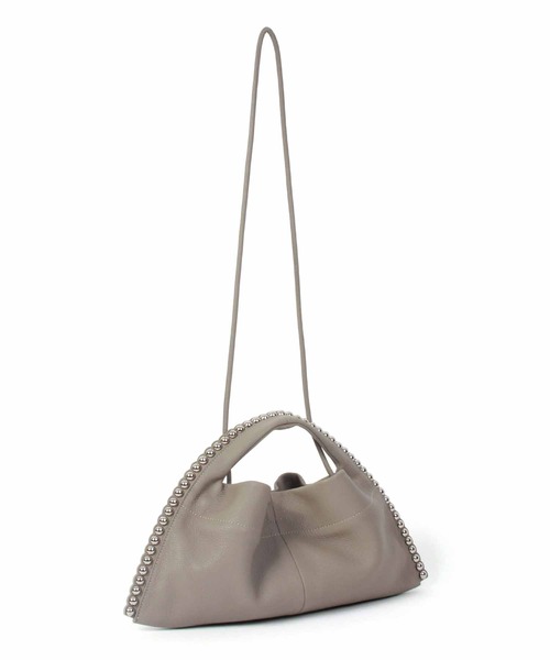 Beau're（ヴュレ）の「BEAURE スタッズ 2way クラッチ（クラッチバッグ・レディース・ブラウン/ブラック/グレー・FREE）」の17枚目の写真