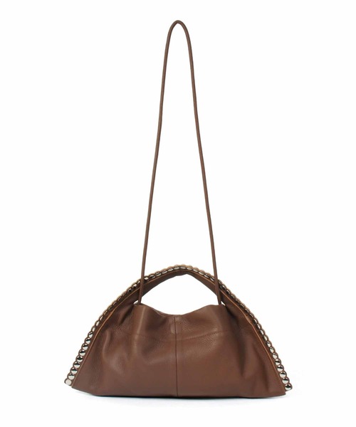 Beau're（ヴュレ）の「BEAURE スタッズ 2way クラッチ（クラッチバッグ・レディース・ブラウン/ブラック/グレー・FREE）」の13枚目の写真