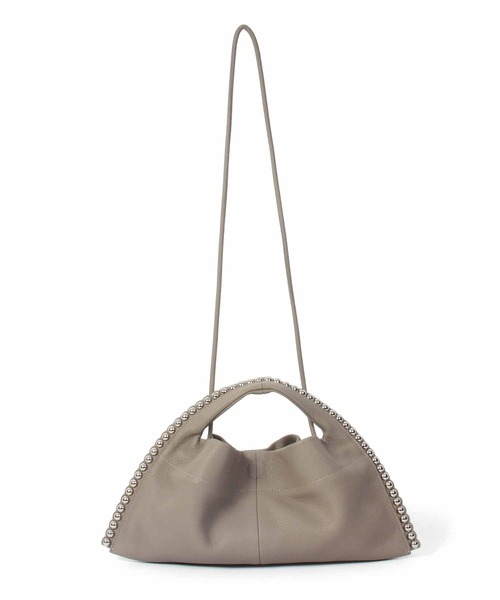 Beau're（ヴュレ）の「BEAURE スタッズ 2way クラッチ（クラッチバッグ・レディース・ブラウン/ブラック/グレー・FREE）」の6枚目の写真