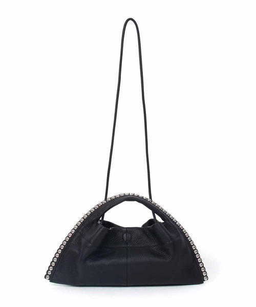 Beau're（ヴュレ）の「BEAURE スタッズ 2way クラッチ（クラッチバッグ・レディース・ブラウン/ブラック/グレー・FREE）」の5枚目の写真