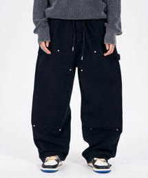 ASTRAL PROJECTION（アストラルプロジェクション）の「ワイドウェザリングウォッシングバンディングパンツ_ブラック（その他パンツ）」