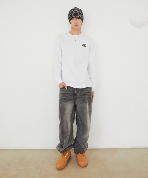 LMCの「HEART GLOBE LONG SLV TEE white（Tシャツ/カットソー・レディース・その他・S/M/L/XL）」の2枚目の写真