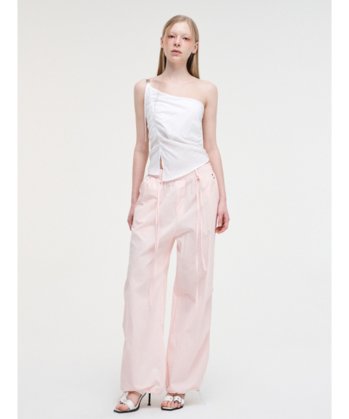 ETMON(エトモン)の「One Shoulder Buckle Blouse White(スカート・レディース・その他・S/M)」の4枚目の写真