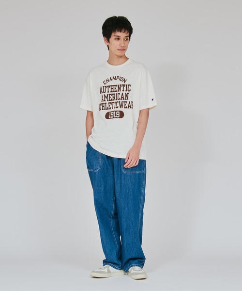 Champion(チャンピオン)の「【Champion/チャンピオン】メンズ メンズカジュアル ショートスリーブTシャツ(Tシャツ/カットソー・メンズ・グレー系その他3/ホワイト/ブラック・X-LARGE/LARGE/MEDIUM)」の8枚目の写真