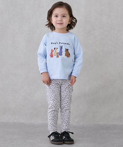 petit main（プティマイン）の「【プティプラ】BOYS長袖Tシャツ（Tシャツ/カットソー・キッズ・チャコール/カラフル/ライトグリーン/オフホワイト/クリーム/ブルー/グリーン/ライトブルー/ピンク系その他/アイボリー・90cm/80ｃｍ/100cm/120cm/130cm/110cm）」の18枚目の写真