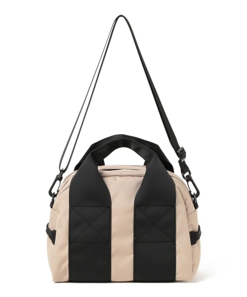 BEAMS BOY（ビームスボーイ）の「ボストンバッグ（ボストンバッグ・レディース・ベージュ/レッド・ONE SIZE）」の3枚目の写真