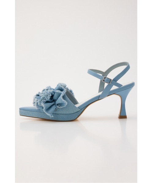 rienda（リエンダ）の「フリルミュール 春服（サンダル・レディース・ブルー/ホワイト・LARGE/MEDIUM/SMALL）」の9枚目の写真