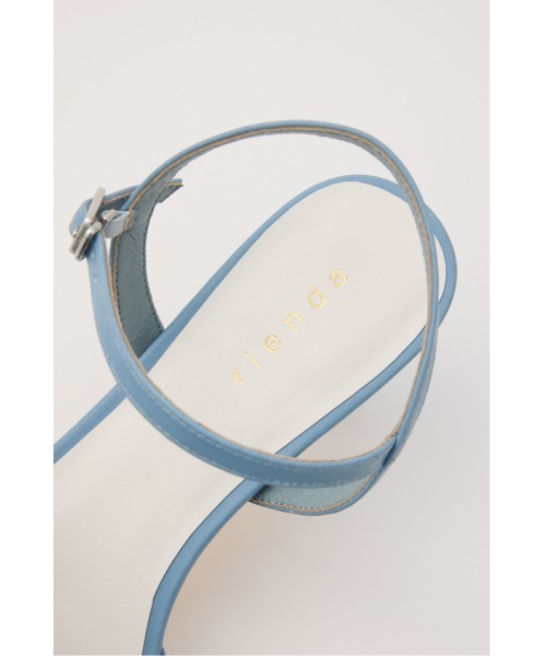 rienda（リエンダ）の「フリルミュール 春服（サンダル・レディース・ブルー/ホワイト・LARGE/MEDIUM/SMALL）」の17枚目の写真