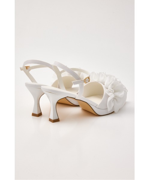 rienda（リエンダ）の「フリルミュール 春服（サンダル・レディース・ブルー/ホワイト・LARGE/MEDIUM/SMALL）」の6枚目の写真