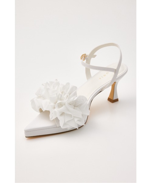 rienda（リエンダ）の「フリルミュール 春服（サンダル・レディース・ブルー/ホワイト・LARGE/MEDIUM/SMALL）」の7枚目の写真