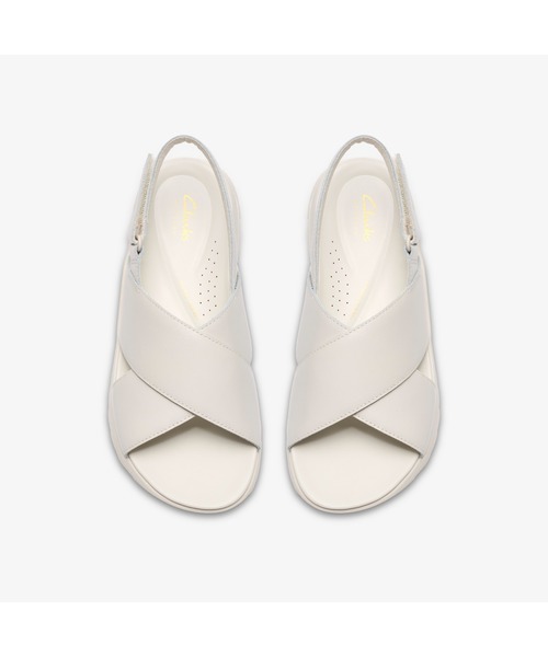 Clarks(クラークス)の「DashLite Wish / ダッシュライトウィッシュ (ホワイトレザー)(サンダル・レディース・ホワイト・UK3/UK4/UK6/UK5.5/UK5/UK4.5/UK3.5)」の15枚目の写真