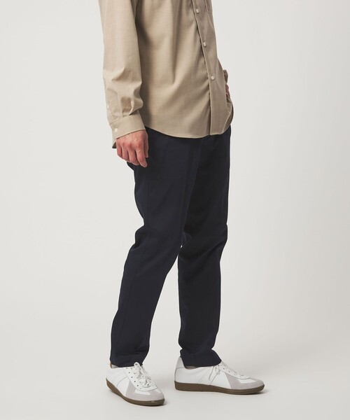 green label relaxing（グリーンレーベルリラクシング）の「TC サテン スマートレッグ S1 パンツ -ストレッチ-（その他パンツ・メンズ・ブラウン系/ネイビー/グレー系・M/XL/S/L）」の5枚目の写真