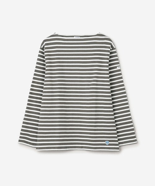 ORCIVAL（オーシバル）の「ORCIVAL | コットンロード ボートネック フレンチバスクTシャツ MEN（Tシャツ/カットソー・メンズ・ブラック/ホワイト系その他5/イエロー系その他/ブルー系その他2/グレー系その他/ブラック系その他/ホワイト/レッド系その他/ブルー系その他・5/3/6/4）」の6枚目の写真