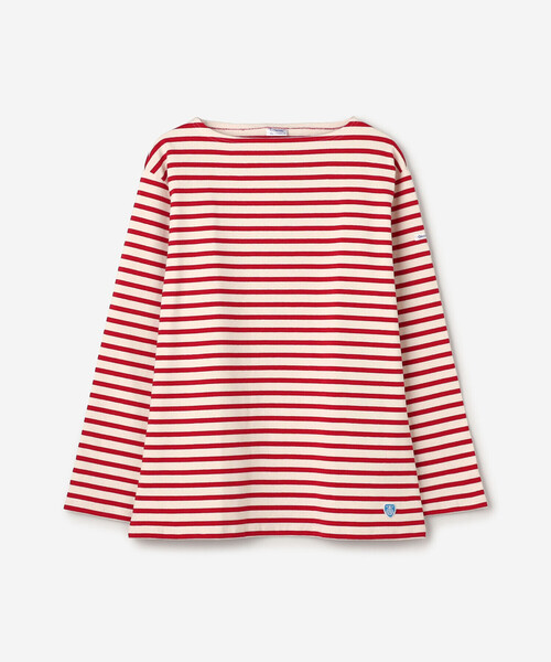 ORCIVAL（オーシバル）の「ORCIVAL | コットンロード ボートネック フレンチバスクTシャツ MEN（Tシャツ/カットソー・メンズ・ブラック/ホワイト系その他5/イエロー系その他/ブルー系その他2/グレー系その他/ブラック系その他/ホワイト/レッド系その他/ブルー系その他・5/3/6/4）」の9枚目の写真