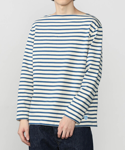 ORCIVAL（オーシバル）の「ORCIVAL | コットンロード ボートネック フレンチバスクTシャツ MEN（Tシャツ/カットソー・メンズ・ブラック/ホワイト系その他5/イエロー系その他/ブルー系その他2/グレー系その他/ブラック系その他/ホワイト/レッド系その他/ブルー系その他・5/3/6/4）」の16枚目の写真