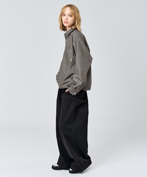 DRAWSTRING REGULAR SHIRT / ドローコードレギュラーシャツ（シャツ