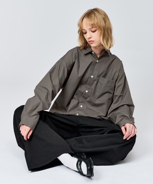 DRAWSTRING REGULAR SHIRT / ドローコードレギュラーシャツ（シャツ