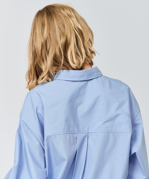 WETTEMPT（ウィテンプト）の「DRAWSTRING REGULAR SHIRT / ドローコードレギュラーシャツ（シャツ/ブラウス・メンズ・サックスブルー/オフホワイト/チャコールグレー・SMALL/MEDIUM/LARGE）」の10枚目の写真