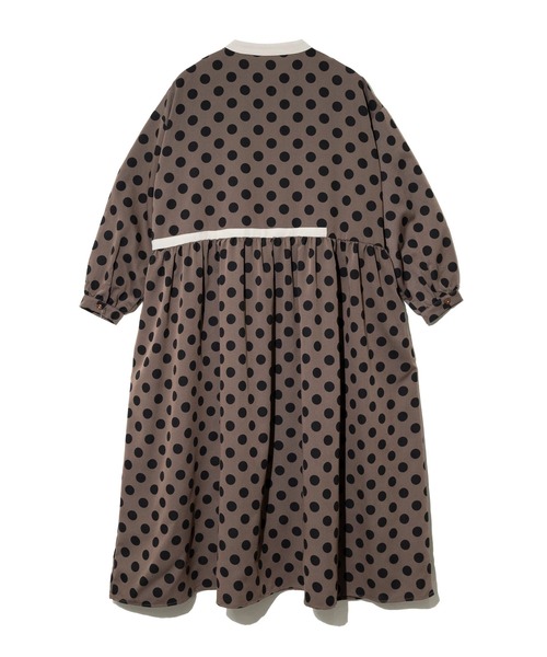 go slow caravan（ゴースローキャラバン）の「COLORK/カラック　ドット配色OP（ワンピース・レディース・ナチュラル/ブラウン・FREE）」の10枚目の写真