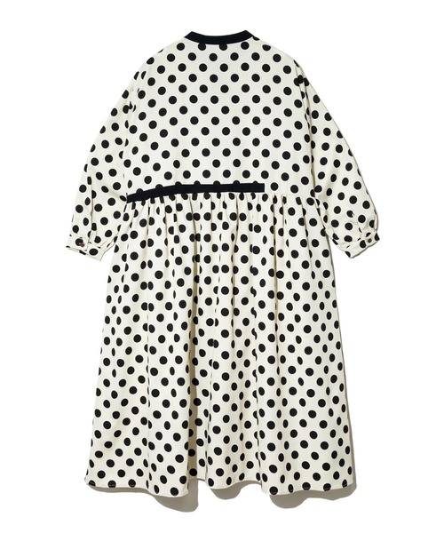 go slow caravan（ゴースローキャラバン）の「COLORK/カラック　ドット配色OP（ワンピース・レディース・ナチュラル/ブラウン・FREE）」の13枚目の写真