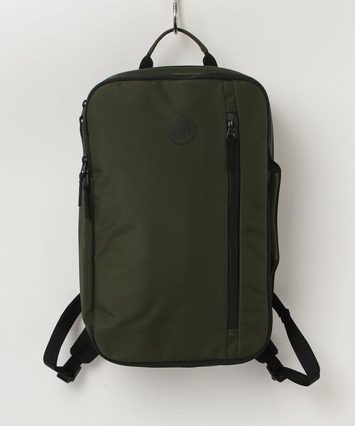 Mammut(マムート)の「セオン トランスポーター ジャパンエクスクルーシブ 15 バリスティックナイロン / Seon Transporter JE 15 BNY(バックパック/リュック・メンズ・カーキ/ブラック・15L)」の2枚目の写真