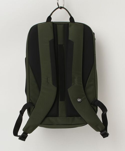 Mammut(マムート)の「セオン トランスポーター ジャパンエクスクルーシブ 15 バリスティックナイロン / Seon Transporter JE 15 BNY(バックパック/リュック・メンズ・カーキ/ブラック・15L)」の3枚目の写真