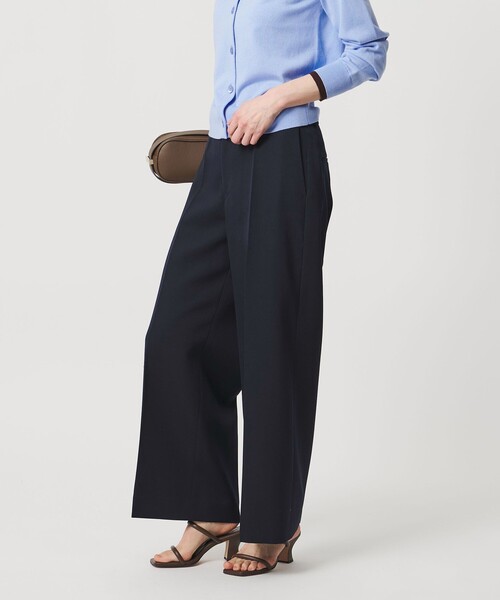 UNITED ARROWS(ユナイテッドアローズ)の「ギャバジン パンツ(スラックス・レディース・ネイビー/ブラック・36/38/34)」の2枚目の写真